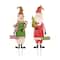 Glitzhome® 3ft. Metal Snowman & Santa Yard Stake Set